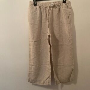 Linen capris